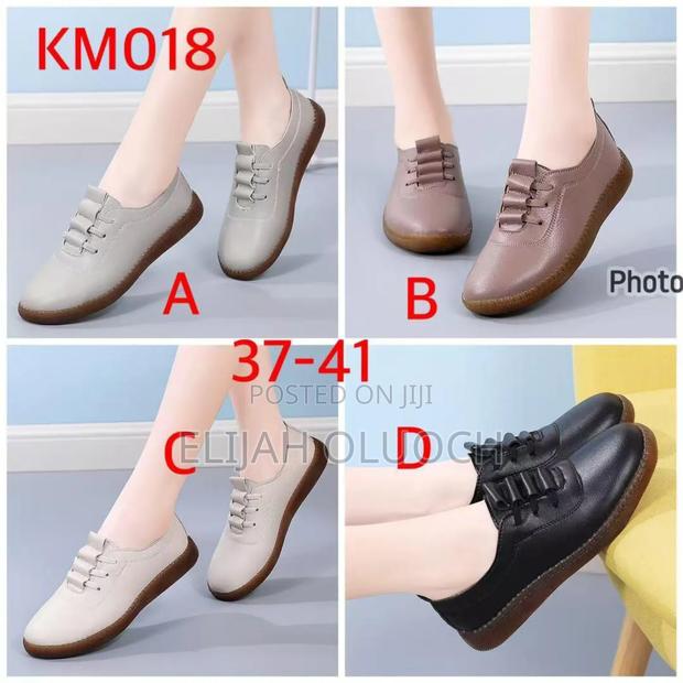 Leather Ladies Loafers - main view