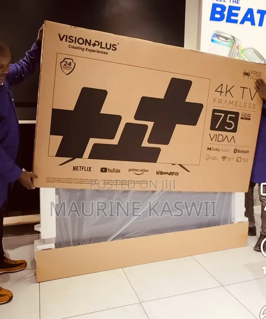 Vision Plus 75inches Vidaa4k Tv