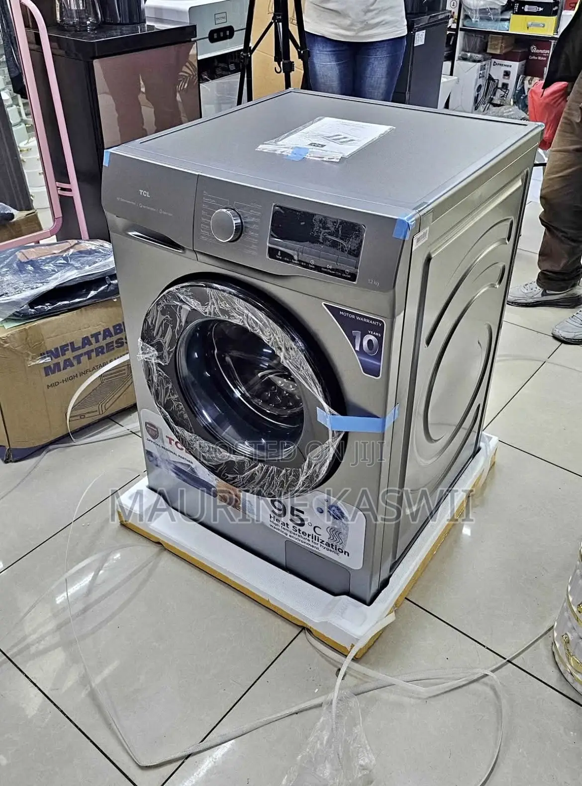 TCL 12kg P612flg Front Load Washing Machine(2025