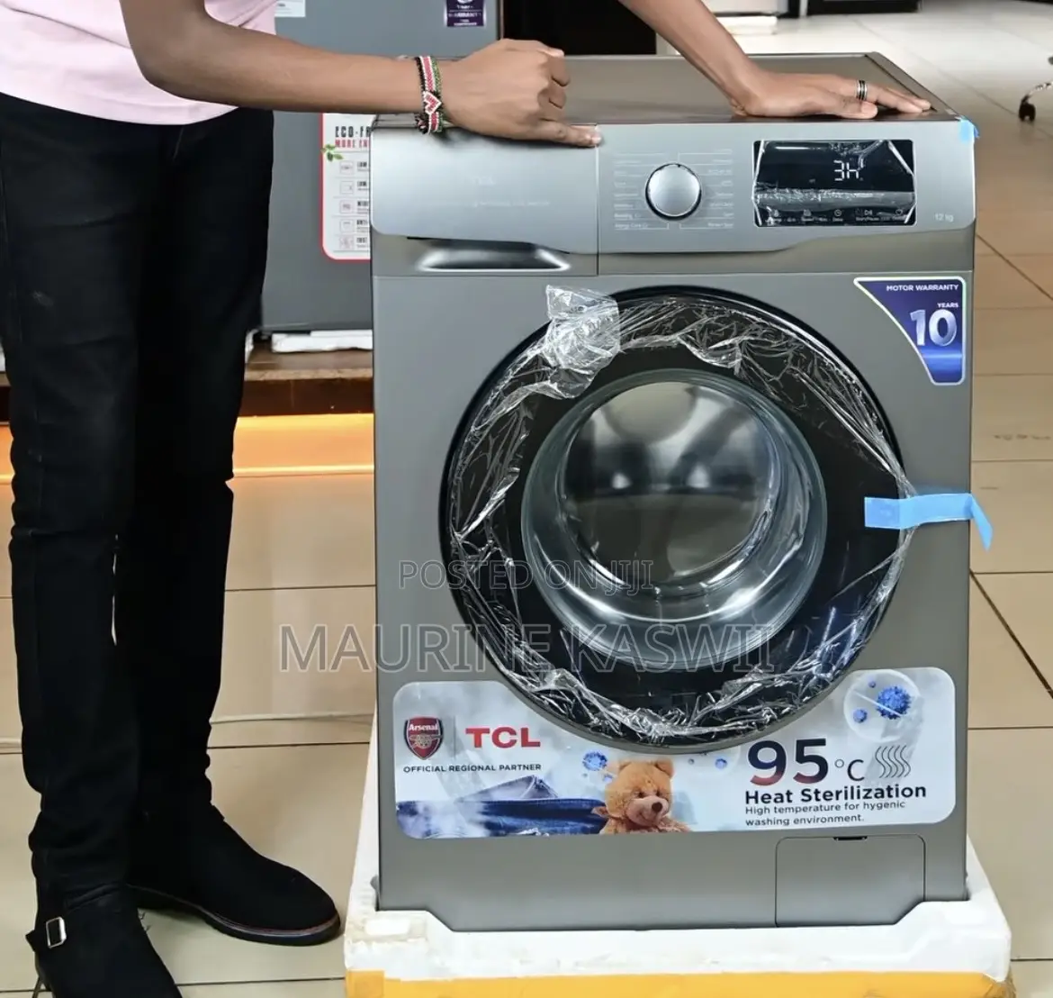 12kg TCL Wash Spin Machine With Inverted Motor