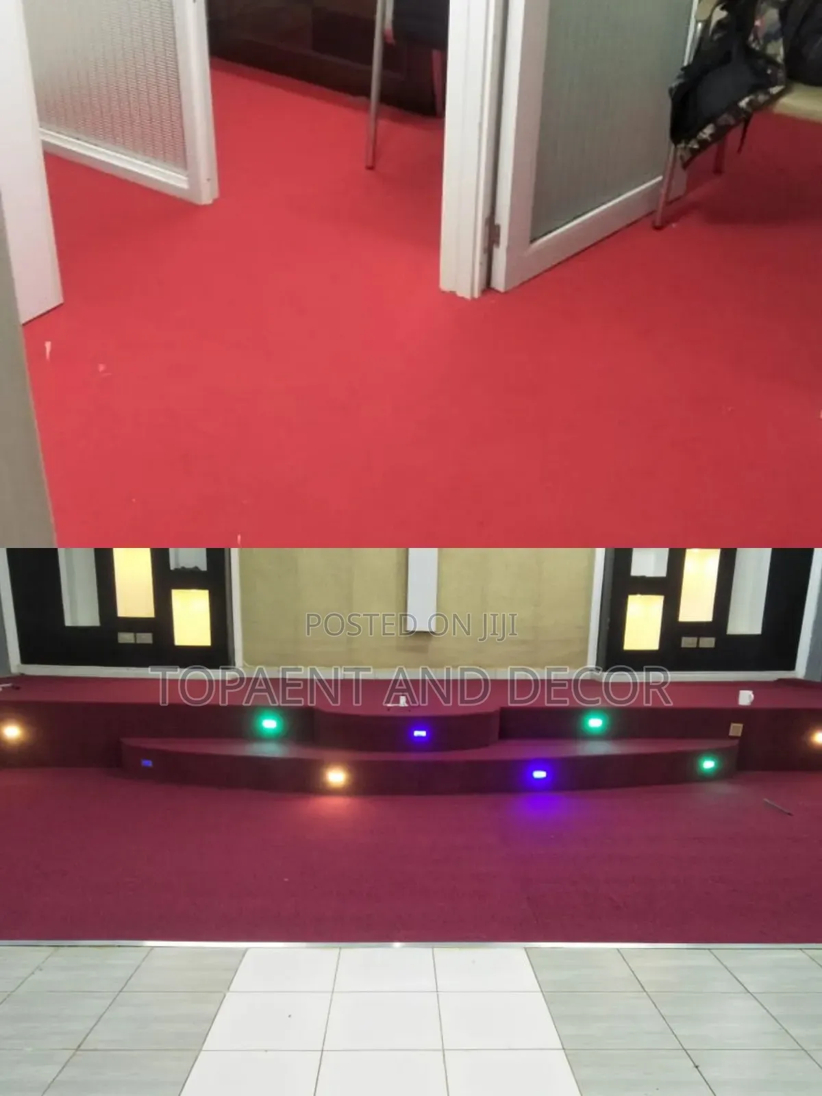 Plain Smooth Wall to Wall Carpet Simple and Neat