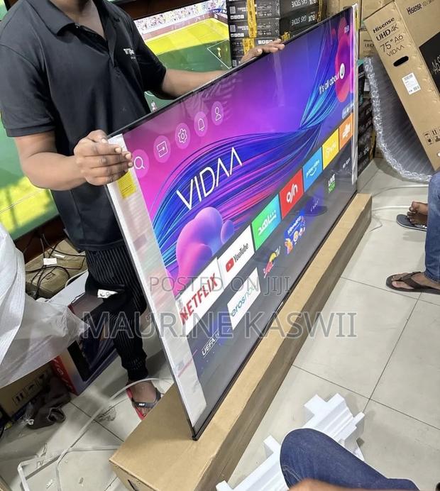 Hisense 75”A6 Smart Vida Uhd Frameless With Bluetooth New - thumbnail 3