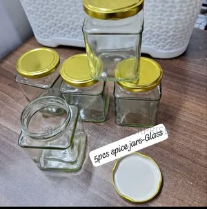 Storage Glass Jar for Spices.