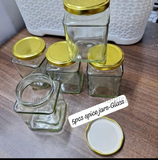 Storage Glass Jar for Spices. - main view