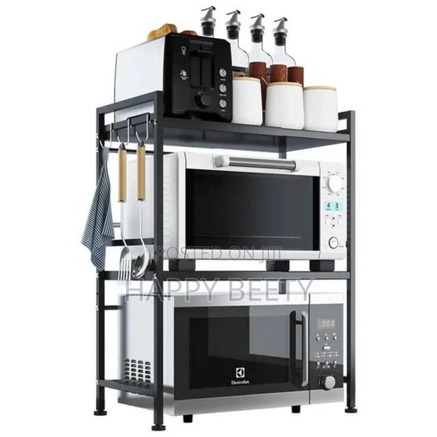 *2tier Heavy Duty Telescopic Adjustable Microwave Stand* - thumbnail 4