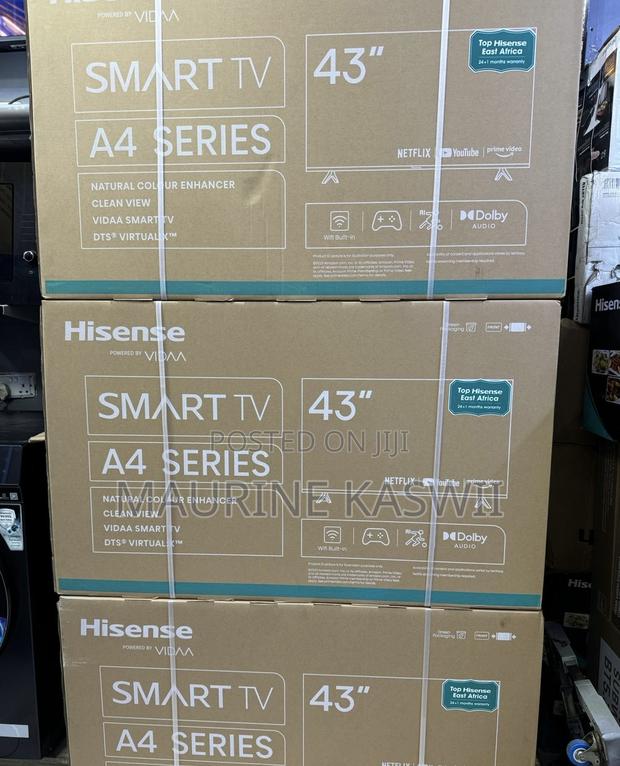 Hisense 43” Smart Frameless Full Hd Resolution Tv 43 A4(2025 - thumbnail 2