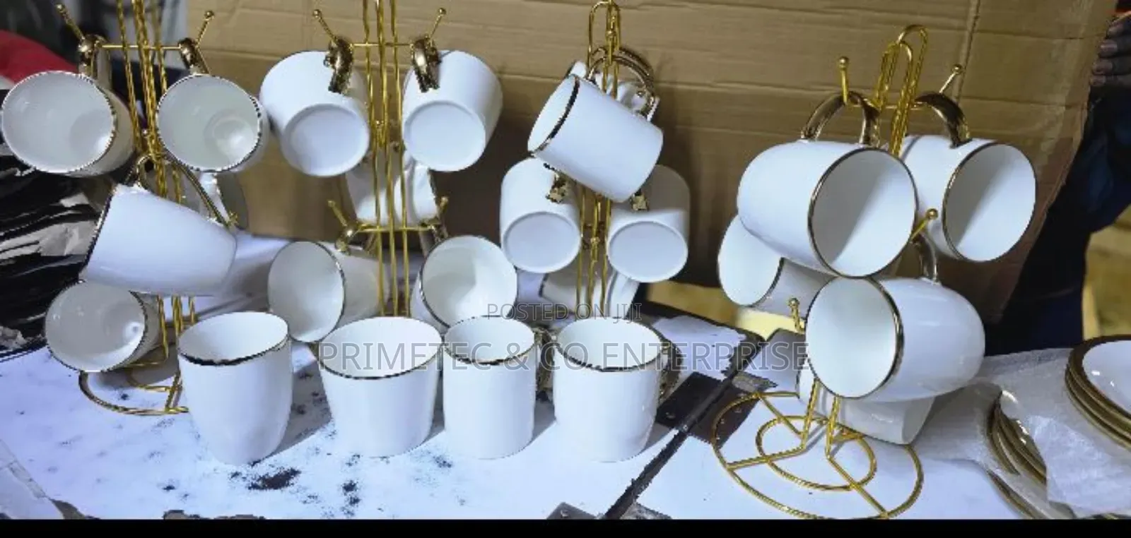 6 PCS Golden Mugs