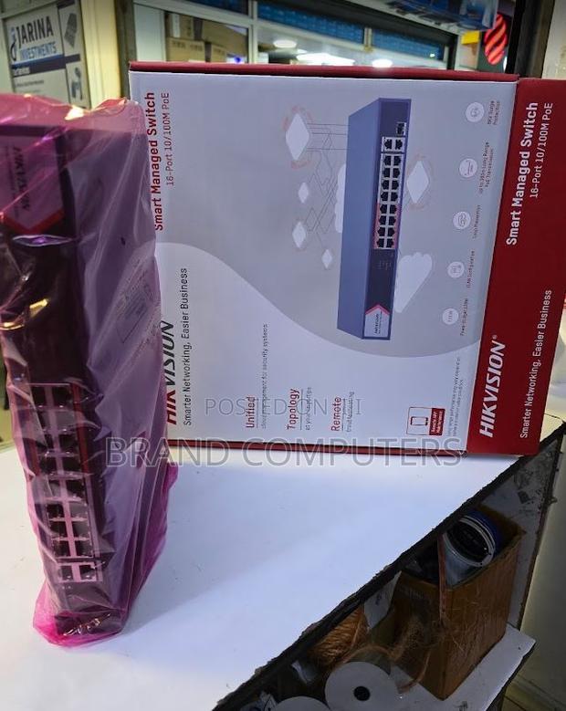 16 Port Poe Switch-Hikvision Poe Switch - main view