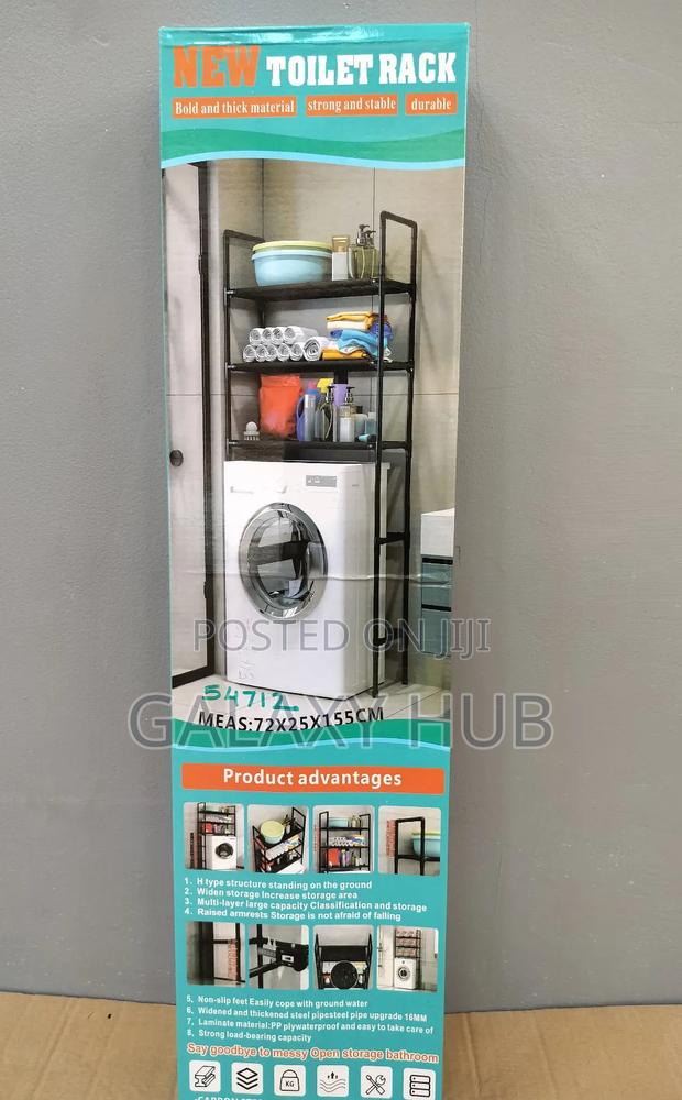 2 in 1
Toilet + Washing Machine Rack