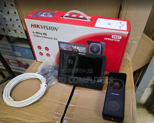 Hikvision Ds-Kis213 4-Wire Hd Video Intercom Kit With 7-Inch