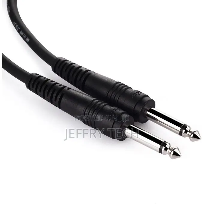 5 Meter - 6.35mm 1/4" Male to Male Cable 6.5mm Mono Audio Pl