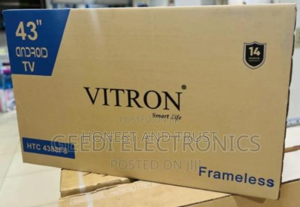 Vitron 43 Inches Smart Android Tv Frameless - main view