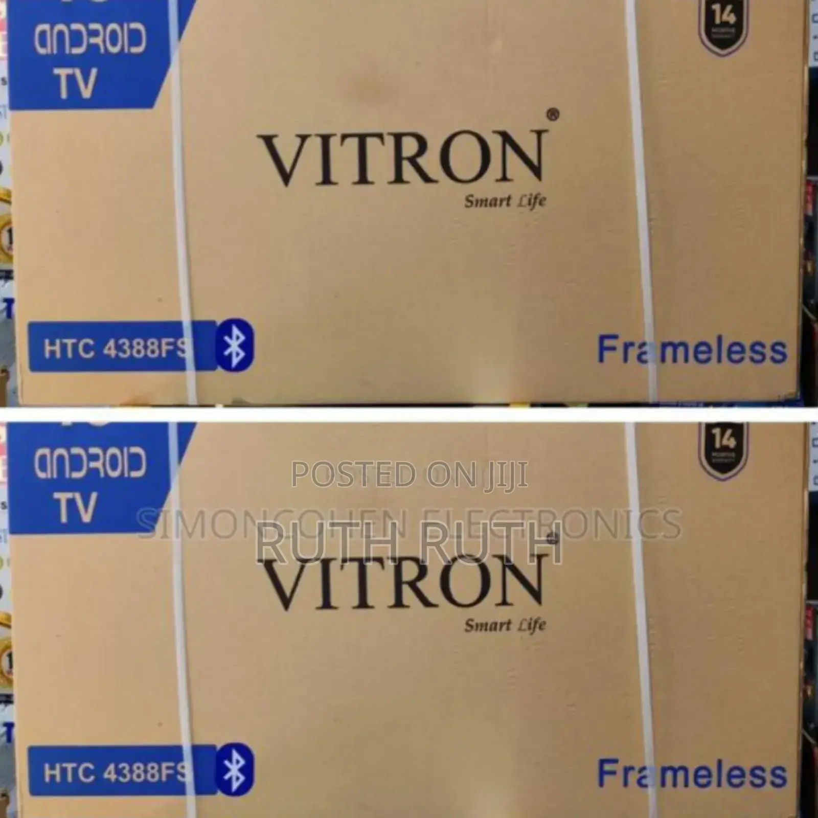 Vitron 43 Inches Smart Android Frameless