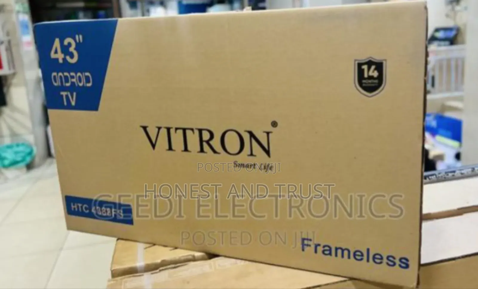 Vitron 43 Inches Smart Android Frameless Tv