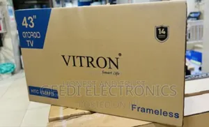 Vitron 43 Inches Smart Android Frameless Tv