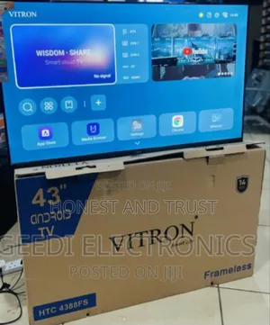 Vitron 43 Inches Smart Android Frameless Tv