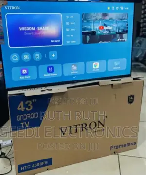 Vitron 43 Inches Smart Android Frameless Tv