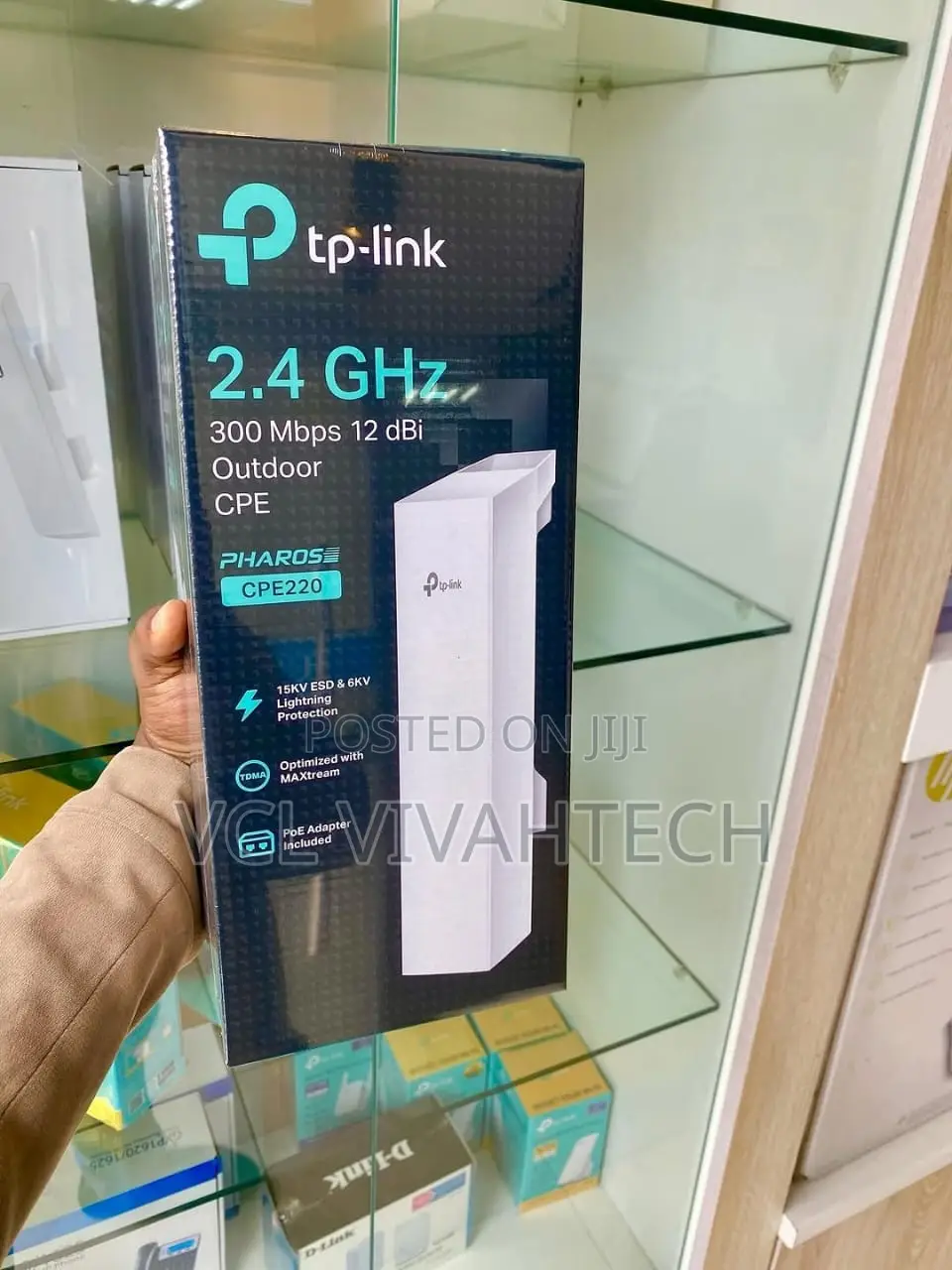 Tp-Link Cpe220 | 2.4ghz 300mbps 12dbi Outdoor Cpe
