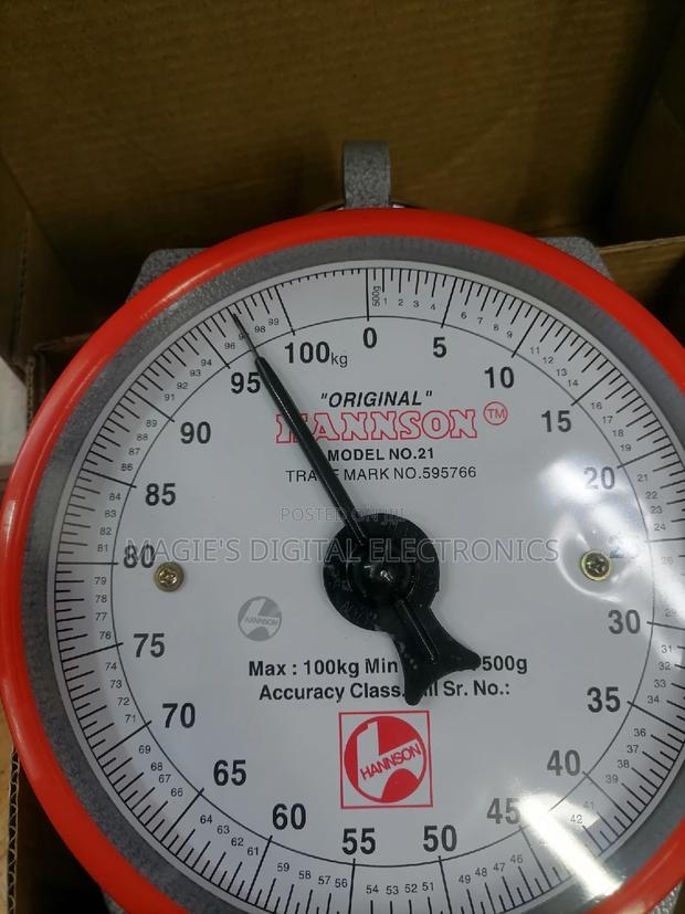 Highly Recommend 100kg Hanson Weighing Scale - main view