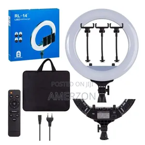 14-Inch Led Ring Light With Tripod Stand Remote Control