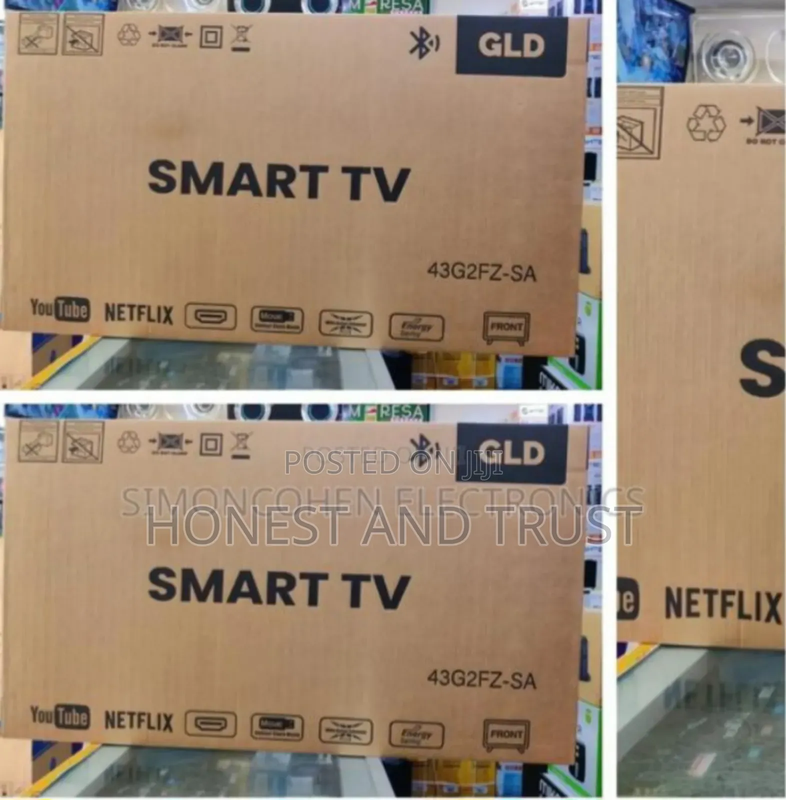 GLD 43inches Smart Tv With Bluetooth