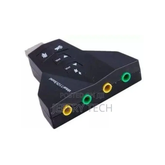 External Live Sound Card With Double Headset Output Audio