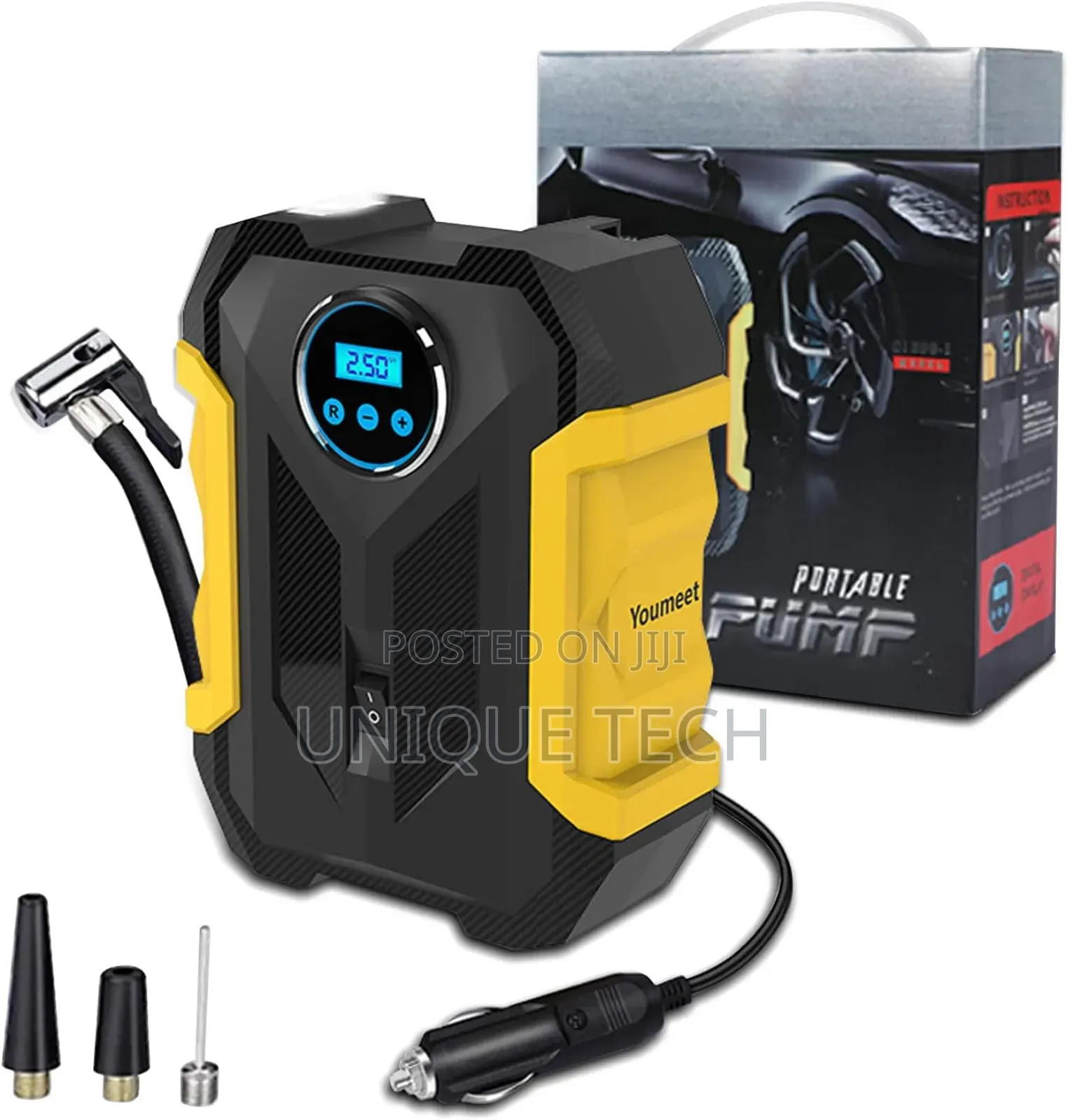 12v Digital Air Pump / Portable Car Tyre Inflator
