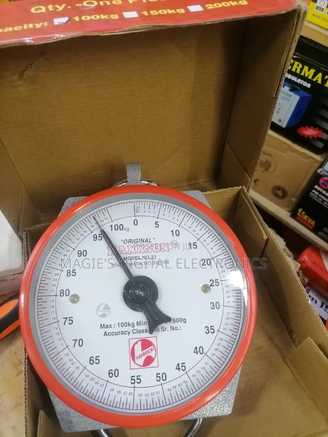 High Standard 100kg Hanson Weighing Scale