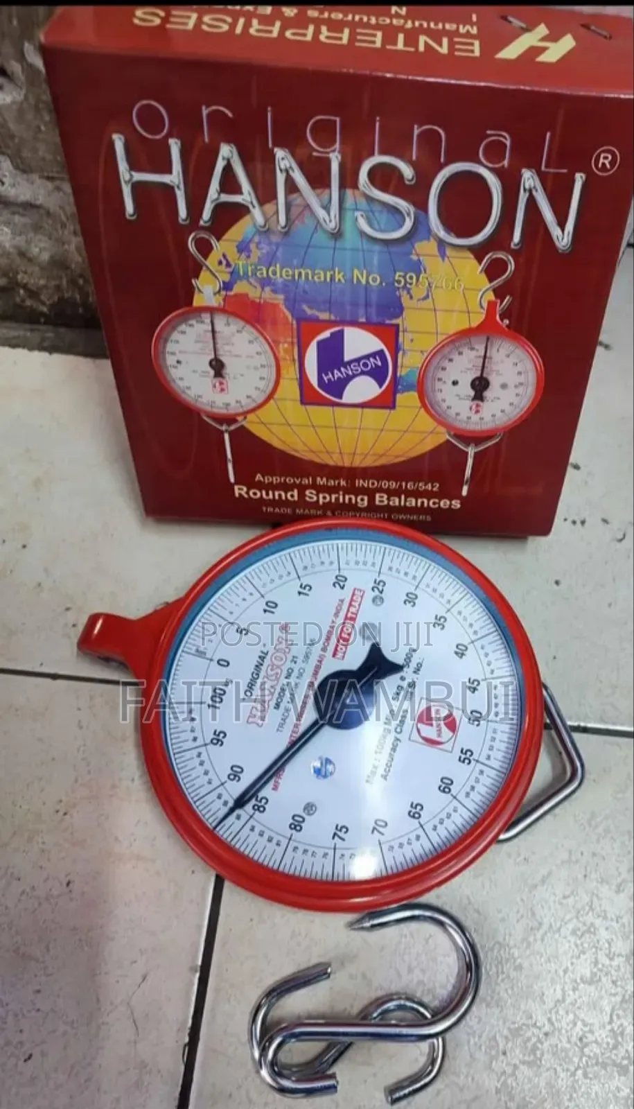 Original Hanson Hanging Scale/Hanson Hanging Scale