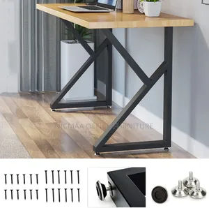 Diamondforge 28" Black Metal Table Legs