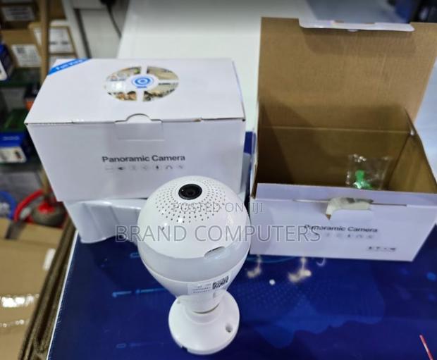 V380 Bulb Wifi Camera – Fixed 360°