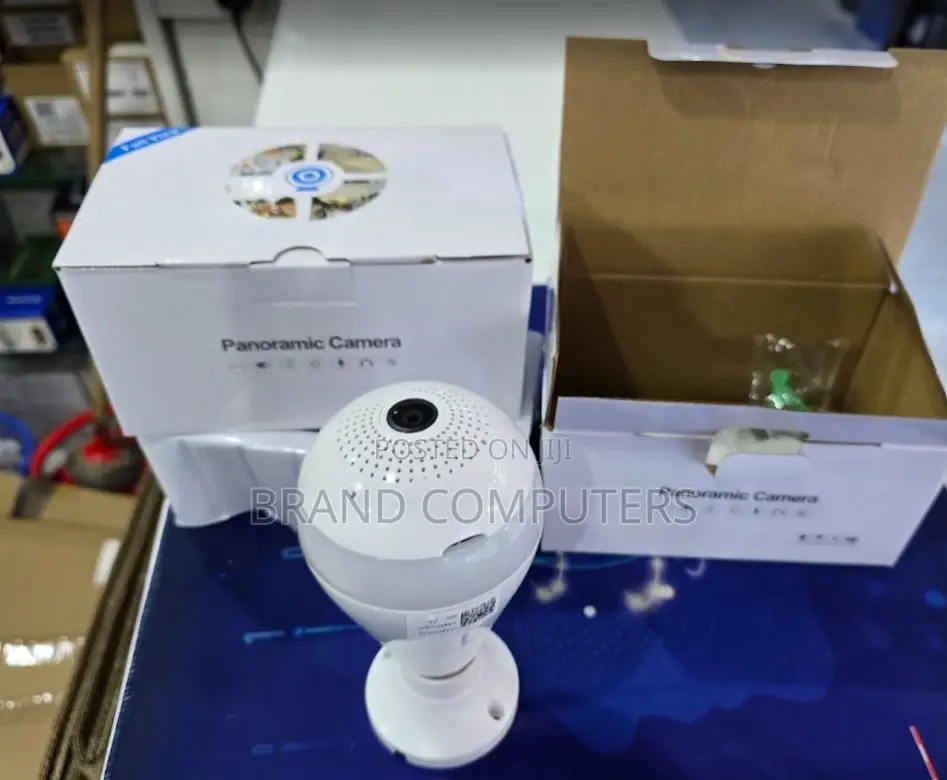V380 Bulb Wifi Camera – Fixed 360°
