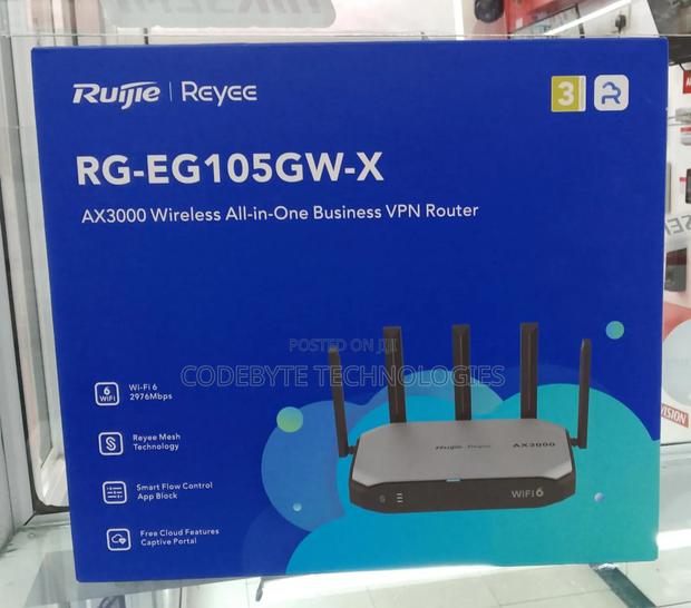 Rg-Eg105gw-X Wi-Fi 6 Ax3000 High-Performance Wireless Router - main view