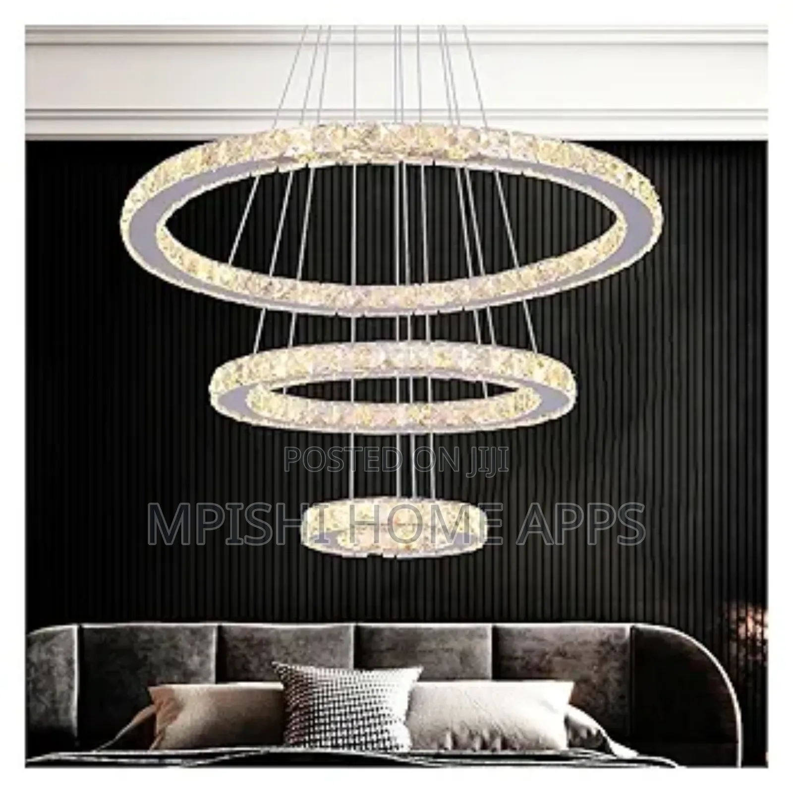.Led Chandelier With 3 Colour (D) 1mtr,0.8m,0.5m