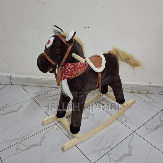 Wooden Rocking Horse for Kids