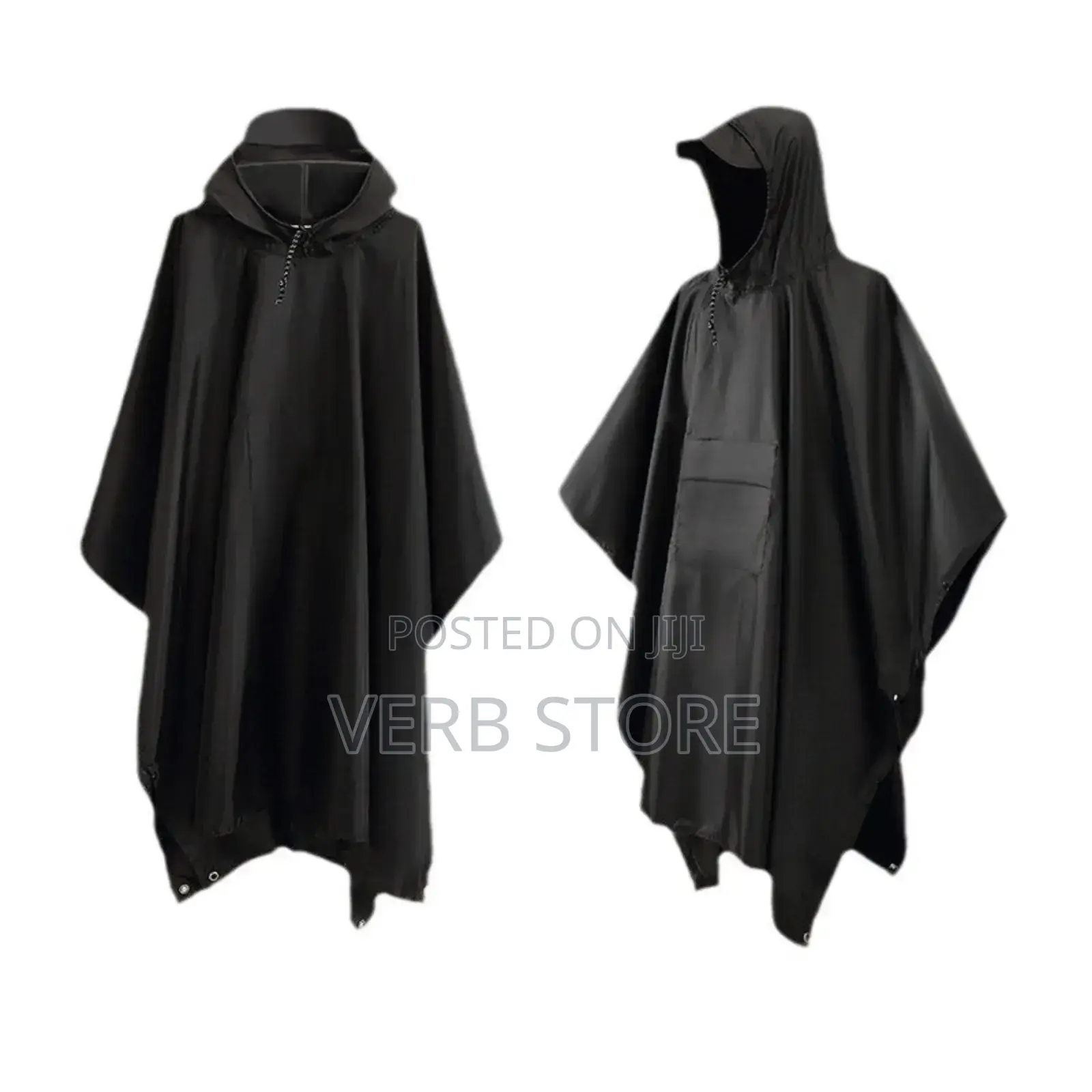 High Quality Unisex Adult Rain Poncho With Cap