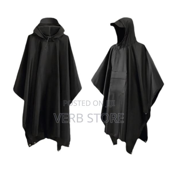 High Quality Unisex Adult Rain Poncho With Cap