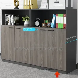 Multi-Layer Filing Cabinets 4-Door Office Credenza