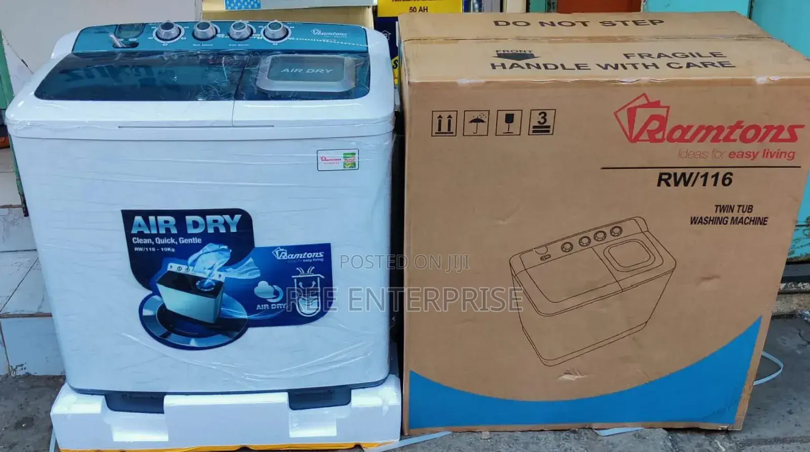 Ramtons 10kgs Top Load Twin Tub Washing Machine
