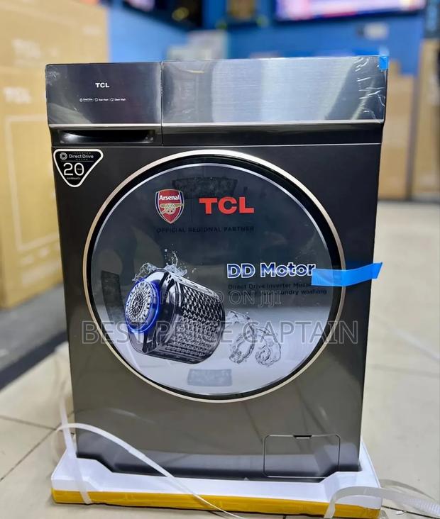 TCL Washing Front 10kg Wash and Spin Washing Machine - main view