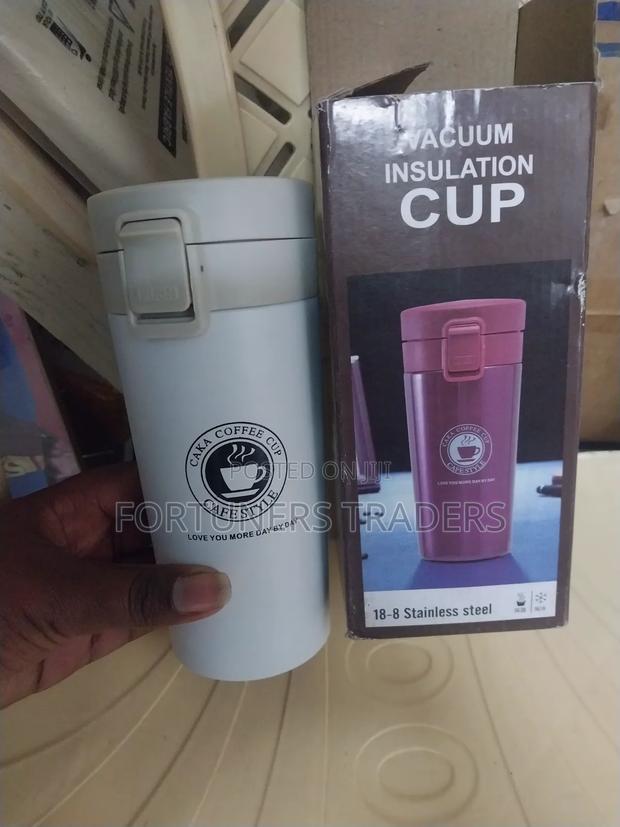 Smaran Vacuum Insulation Cup With Lid, Stainless 350ml - main view