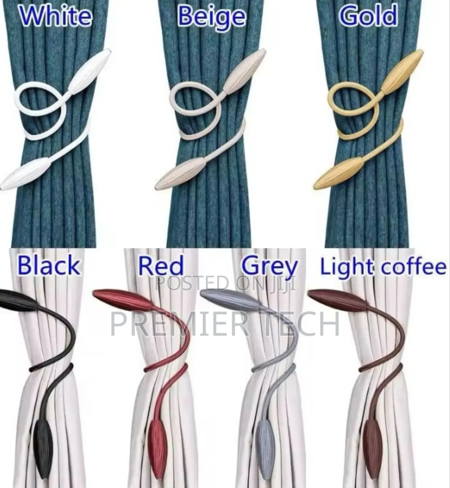 Arbitrary Shape Strong Curtains Tiebacks