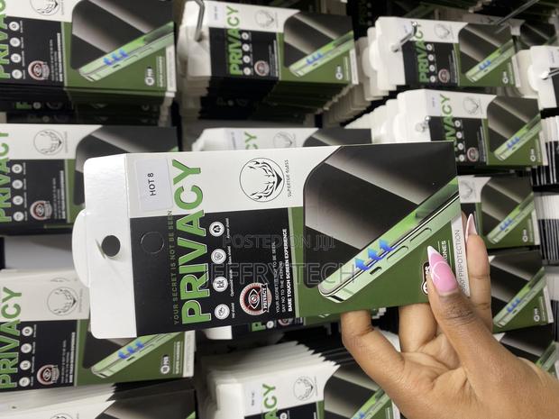 Luyion Privacy Glass Screen Protector for Infinix Hot 8 - main view