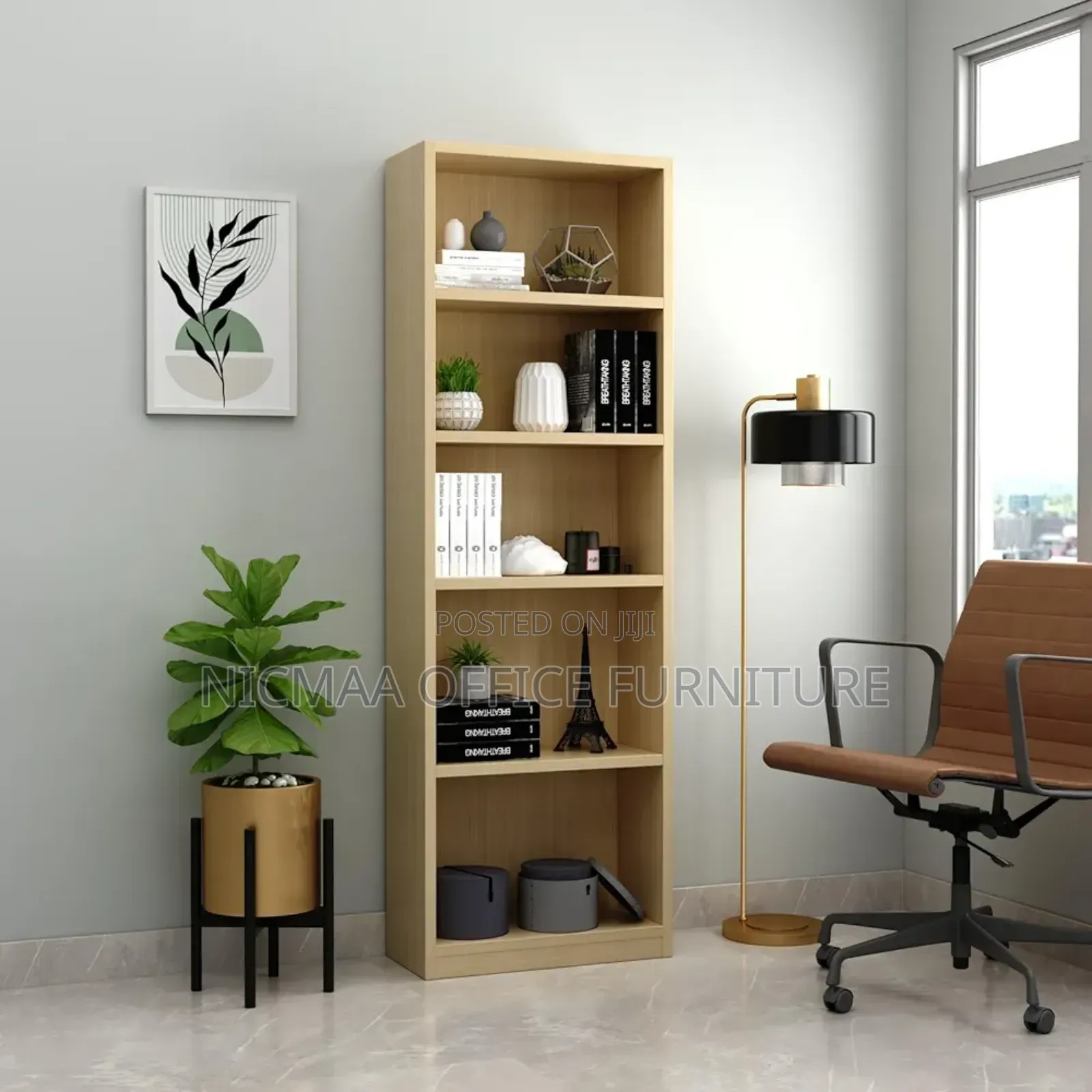 Open Book Shelf Cabinet