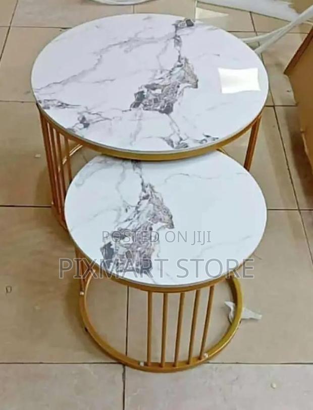 New Marble Top Nesting Coffee Tables – Stylish Luxury - main view