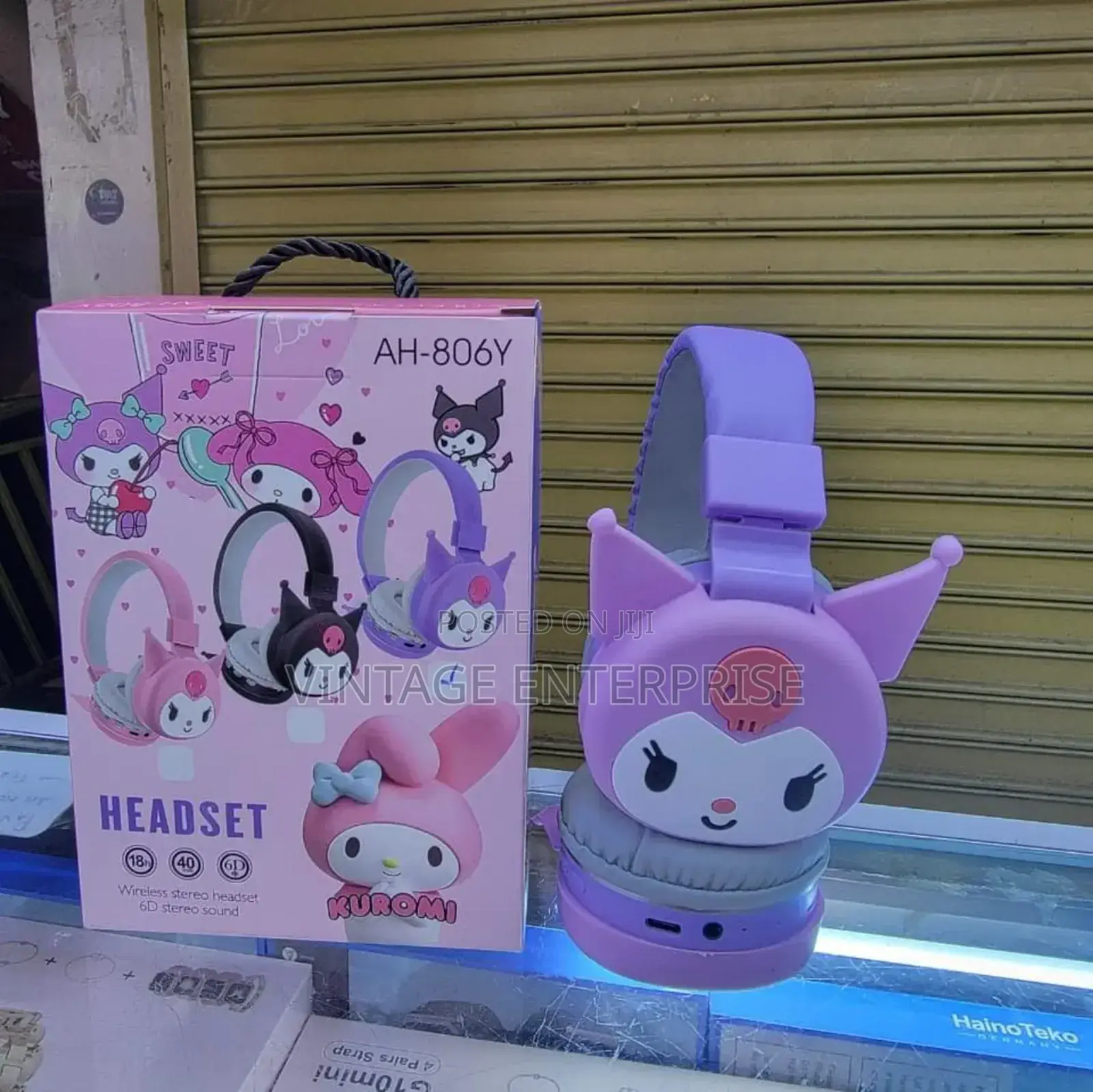 Kids Headphones Cartoon Themed