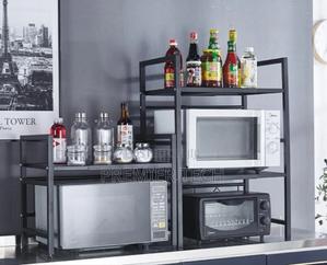 Metallic Microwave Stand One Layer,Two Layers - thumbnail 2