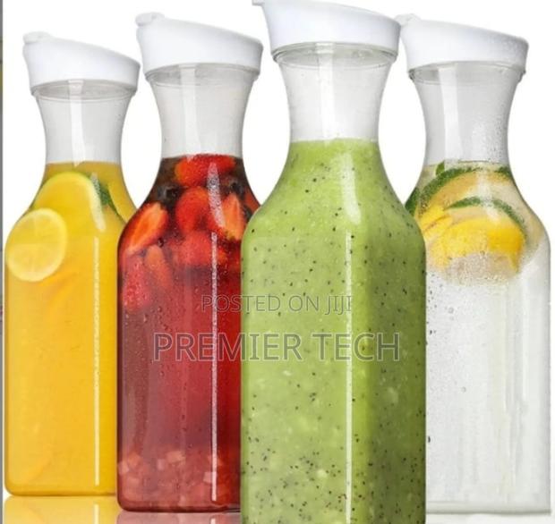 Juice Carafe 1.5 Liters With Lids Airtight Drink Pitcher