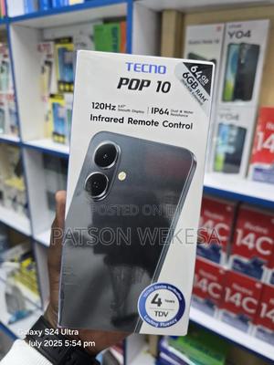 New Tecno Pop 10 64 GB Black - main view
