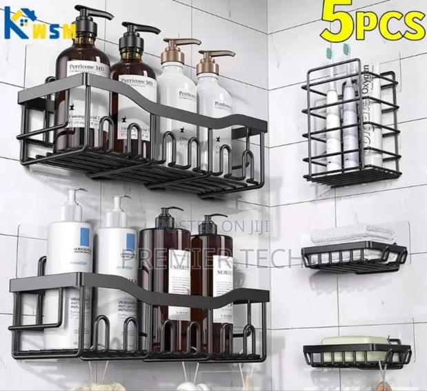 *5pcs Set Shower Caddy Shelf/Bathroom Organizer*